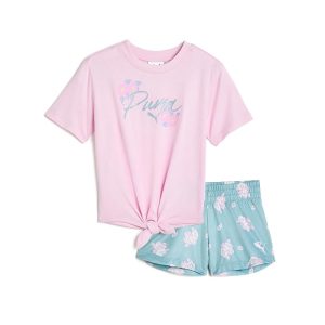 PUMA Kids T-Shirt & Mesh Shorts Set (Toddler)