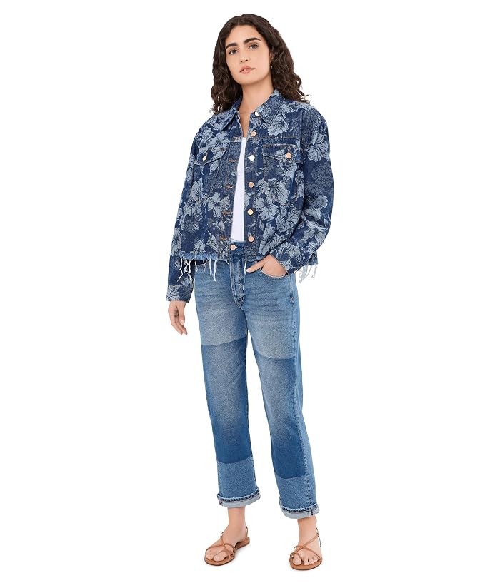Liverpool Los Angeles 27" Sloane Slouchy Mid-Rise Girlfriend Cuffed Jeans with Removed Patch - Image 2