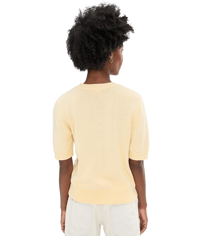 Vince Camuto Floral Applique Short Sleeve Crew Neck - Image 4