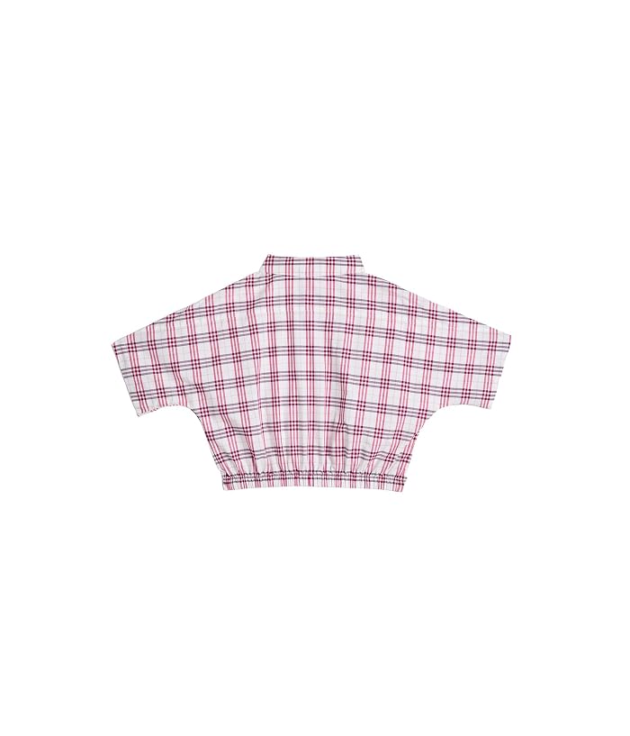 Burberry Kids Maisie Check Button Top (Little Kid/Big Kid) - Image 2
