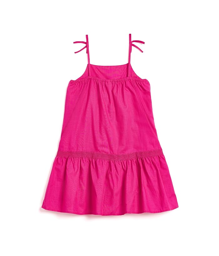 Janie and Jack Linen Trim Dress (Toddler/Little Kid/Big Kid) - Image 2