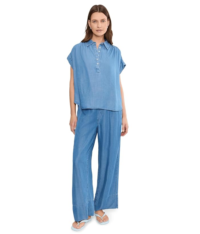 Liverpool Los Angeles Popover Shirt with Shirring - Image 2