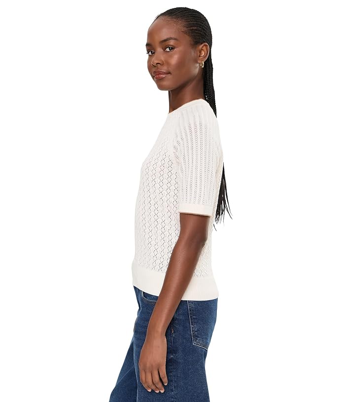 Lilla P Mixed Stitch Crew Neck Sweater - Image 3