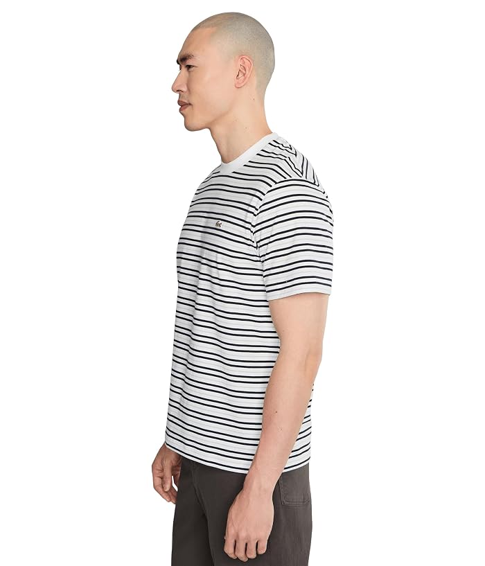 Lacoste Striped Cotton T-Shirt - Image 3