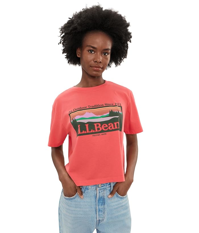 L.L.Bean Sunday Sunwashed Crew Tee