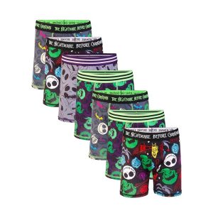 Disney Nightmare Before Christmas 7-Pack Athletic Boxer Brief (Little Kid/Big Kid)