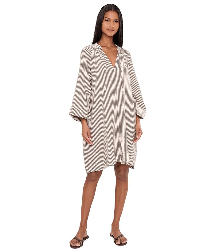 Faherty Dune Cotton Gauze Mina Dress