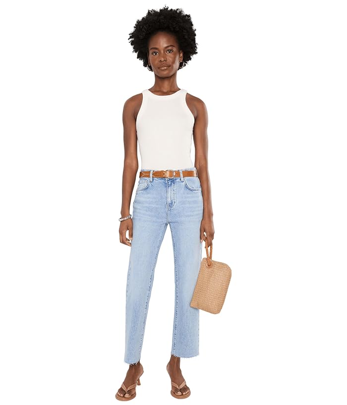 AG Jeans Brinley Mid-Rise Straight Crop in Gold Country - Image 2