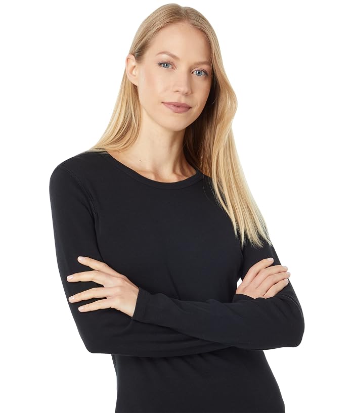 Lilla P 1x1 Rib Long Sleeve Crew Neck Tee - Image 3