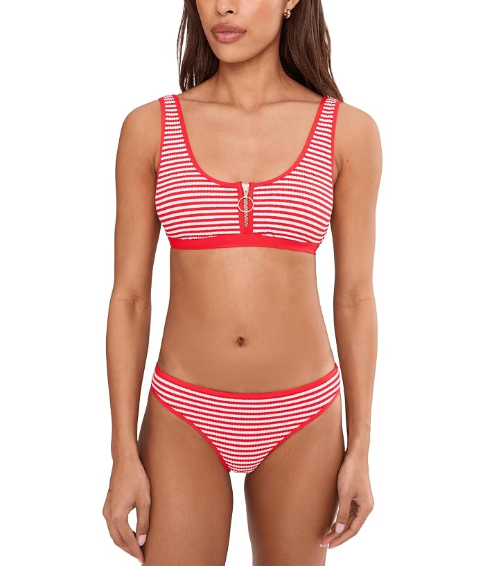 Seafolly Club House Zip Front Tank Top - Image 2