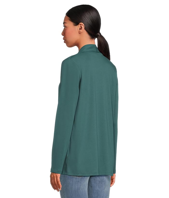 L.L.Bean Pima Cotton Open Cardigan With Pockets - Image 3