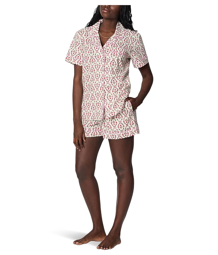 Bedhead PJs Short Sleeve Shorty Cotton Poplin Pajama Set - Image 2