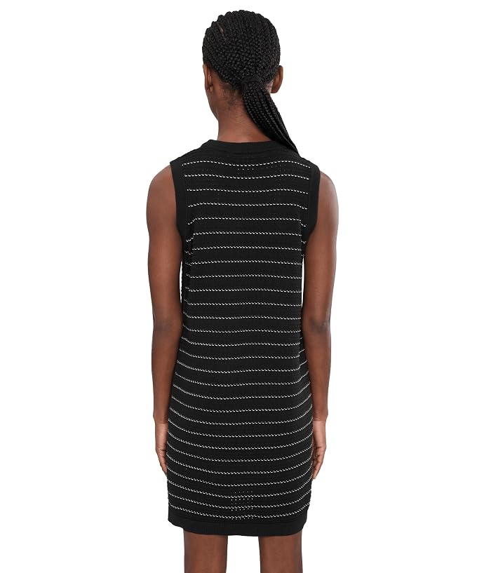 Varley Mindy Contrast Stitch Knit Dress - Image 4