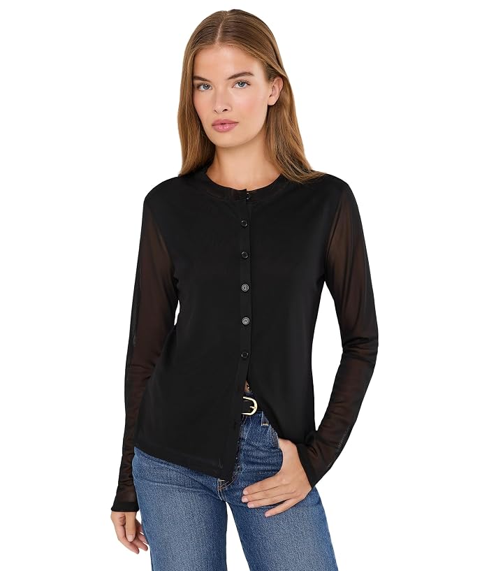 Sanctuary Mesh Long Sleeve Cardi