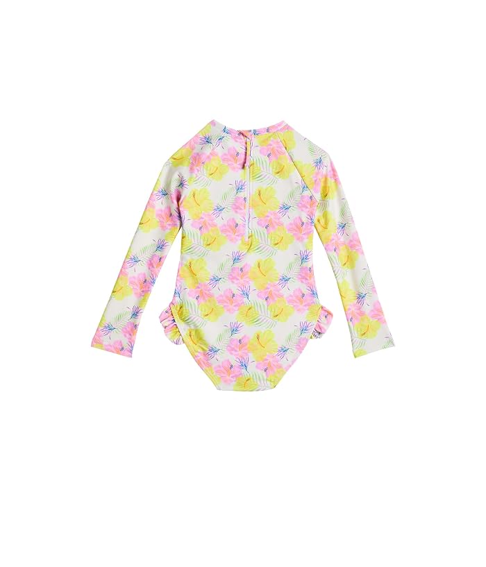 Snapper Rock Kids Aloha Vacay Recycled Leg Frill Surf Suit (Toddler/Little Kid) - Image 2