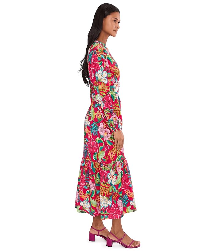Adrianna Papell Rayon Printed Midi Dress - Image 3