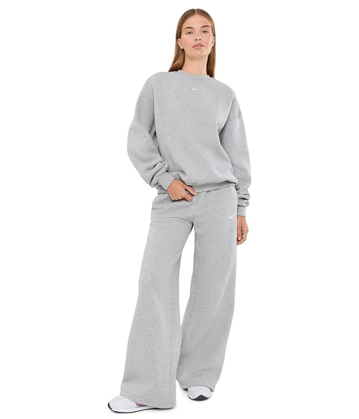 Nike Studio Fleece Medium Weight Oversized Crew Neck Sweatshirt - Image 2