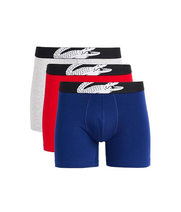 Lacoste 3-Pack Crocodile Logo Boxer Briefs - Image 2