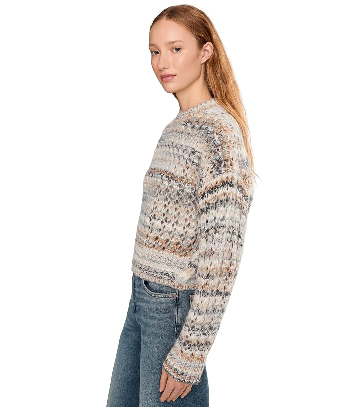 Madewell Fawn Open Stitch Stripe Pullover - Image 3