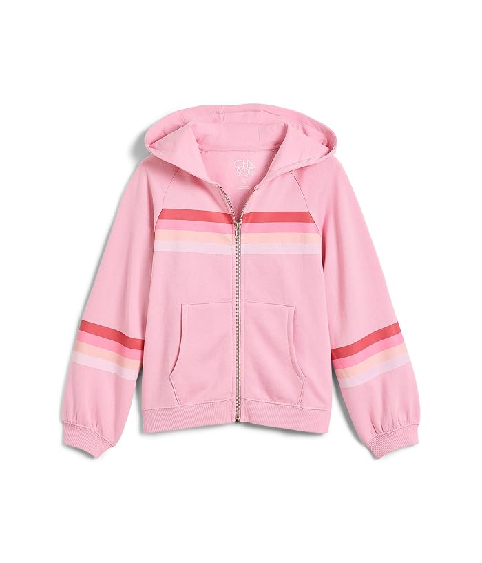 Chaser Kids Retro-inspired Stripe Zip-Up Hoodie (Little Kid/Big Kid) - Image 4