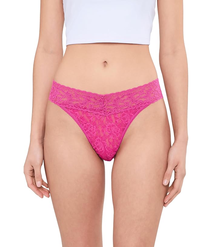 Hanky Panky Signature Lace® Original Rise Thongs 3-Pack - Image 2