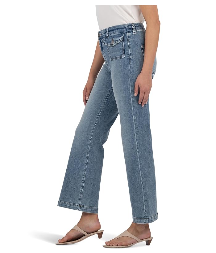 KUT from the Kloth Kelsey High Rise Ankle Flare Clean Hem - Image 2