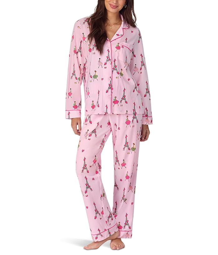 Bedhead PJs Long Sleeve Cotton Knit Classic Pajama Set