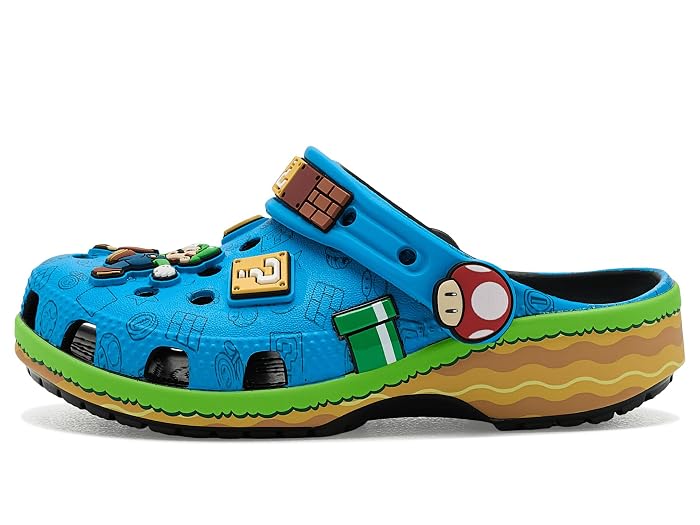 Crocs Kids Classic Super Mario Clogs (Toddler) - Image 4