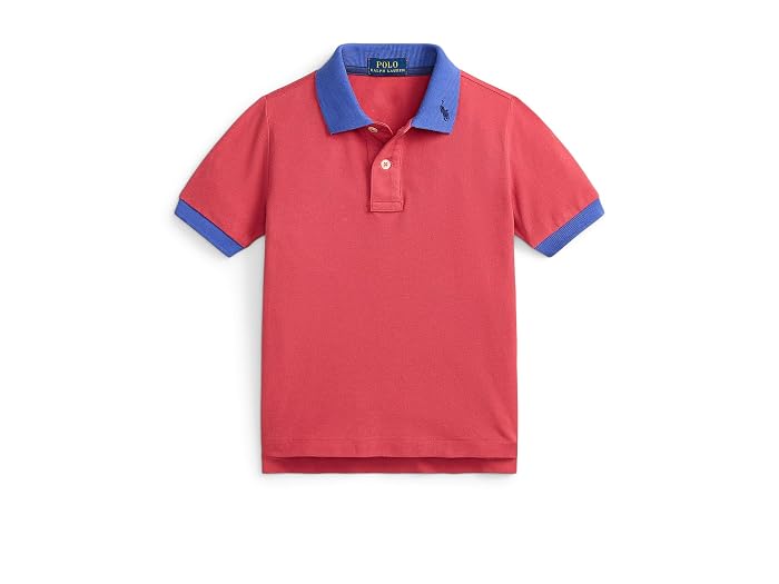 Polo Ralph Lauren Kids Stretch Cotton Mesh Polo Shirt (Toddler/Little Kid) - Image 3