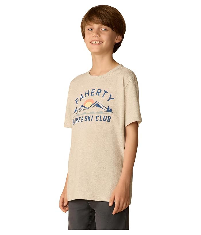 Faherty kids Graphic Surf & Ski Club Tee (Big Kid) - Image 3