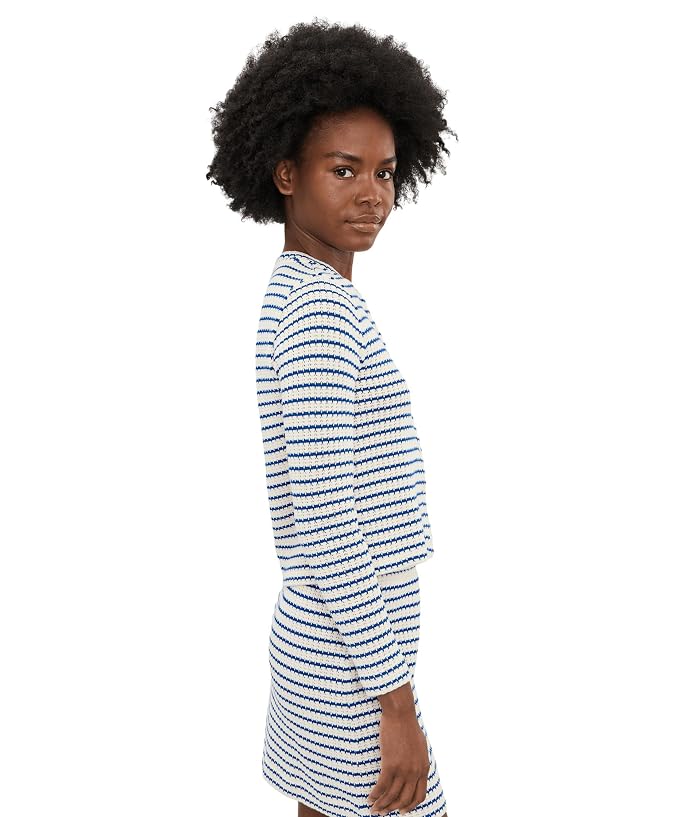 Madewell Birdie Top Tuck Stitch Stripe - Image 3