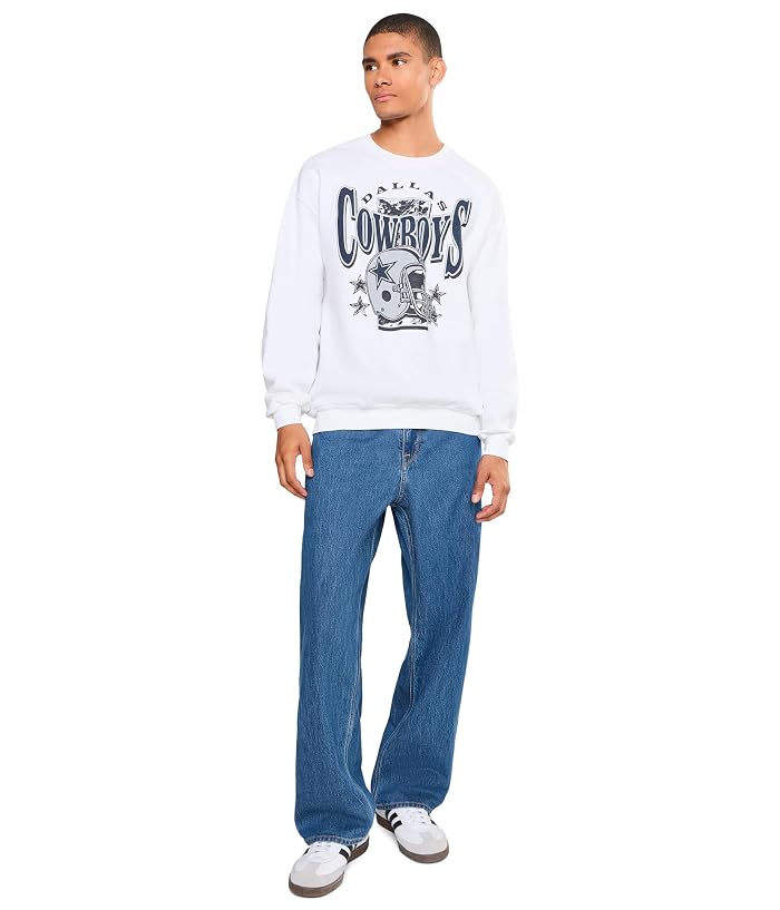 Junk Food Clothing NFL Dallas Cowboys Conversion Crew Fleece - Image 2