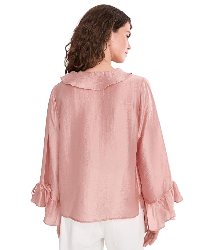 Vince Camuto Ruffle Sleeve and Center Front - Image 4