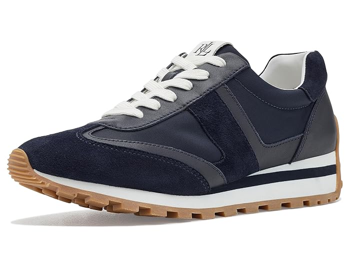 Lauren Ralph Lauren Dani Color-Blocked Leather Sneakers