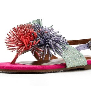 Kurt Geiger London Kids Mini Fringe Sandals (Little Kid/Big Kid)