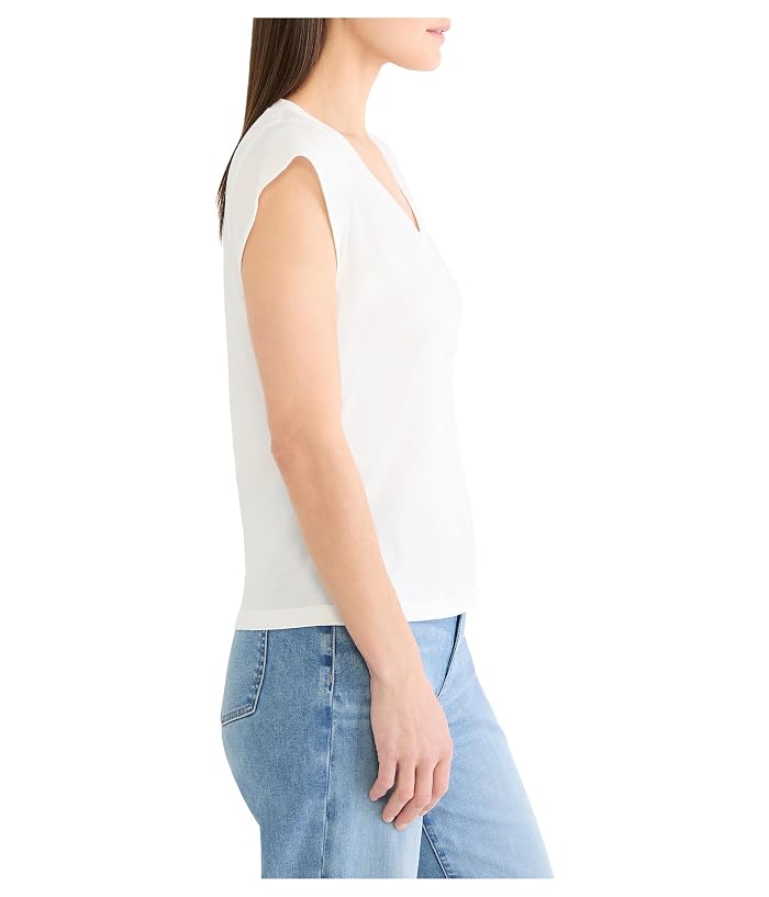NIC+ZOE Cap Sleeve V-neck Supima Cotton Tee - Image 2