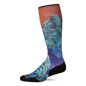 Smartwool Ski Targeted Cushion Winter Haze Print Over The Calf Socks