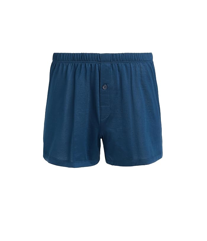 Hanro Cotton Sporty Knit Boxers with Button Fly