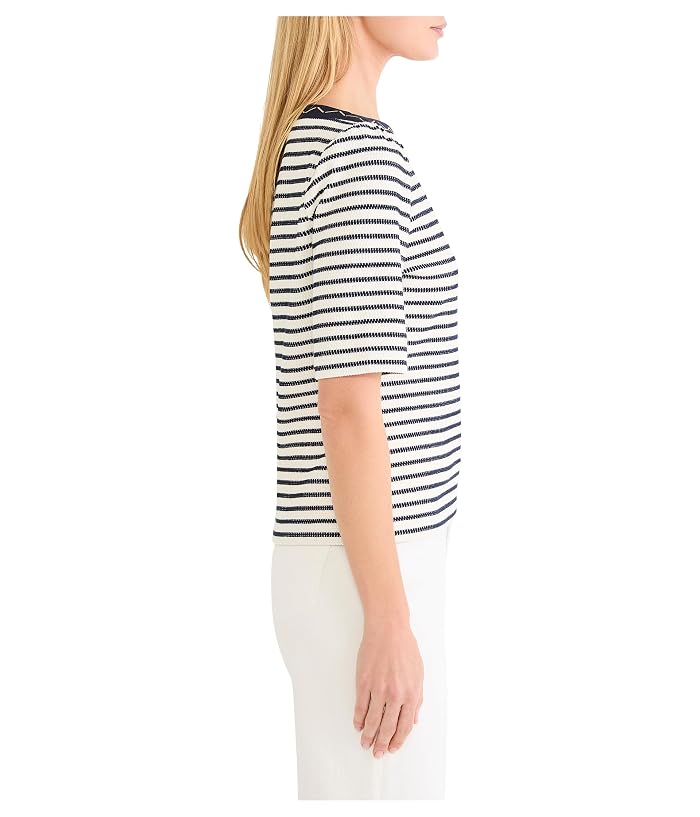 NIC+ZOE Embroidered Boatneck Top - Image 2