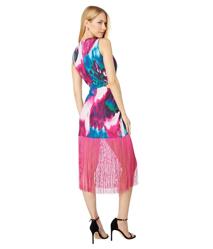 ONE33 Social Pleated Front Fringe Dress - Image 2