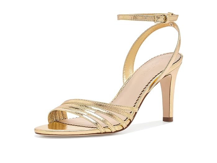 Cinq à Sept Jackie Metallic Strappy Sandals