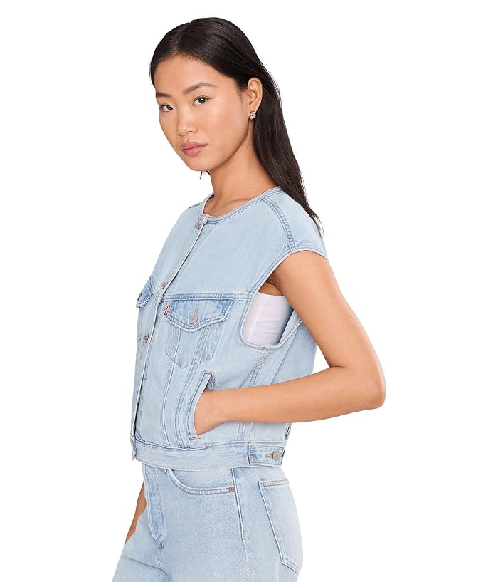 Levi's® Premium Collarless Shrunken 90s Vest - Image 3
