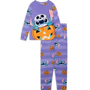 Disney Two-Piece Loose Fit Holiday Pajama Set (Toddler/Little Kid)