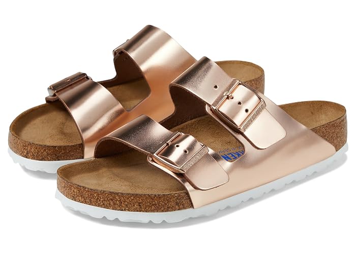 Birkenstock Arizona Soft Footbed - Metallic Leather