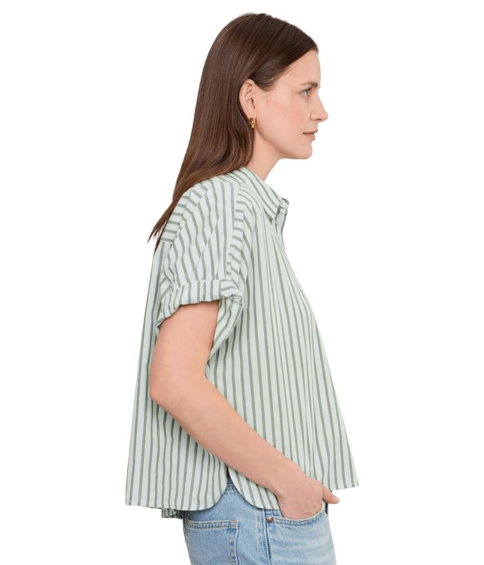 Lilla P Striped Oversized Button Down Dolman - Image 3