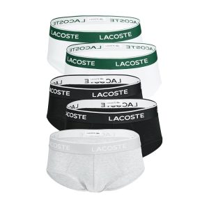 Lacoste 5-Pack Cotton Stretch Essentials Briefs