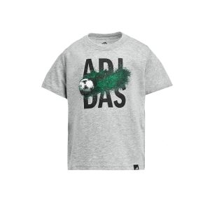 adidas Kids Soccer Motion Heather Tee (Toddler/Little Kid)