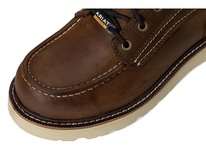 Ariat Work Rebar Wedge Moc Toe 6" Waterproof Work Boots - Image 2
