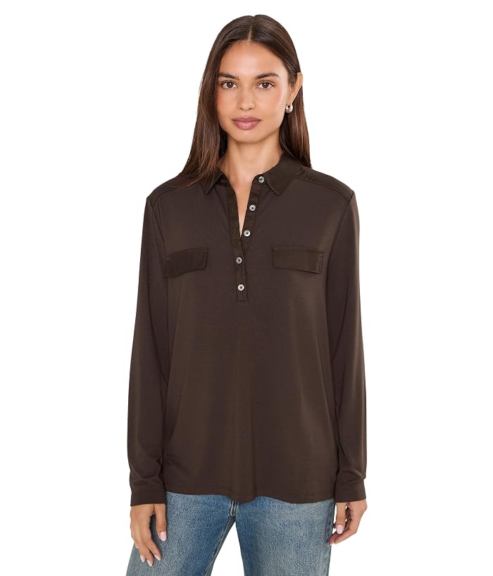 Tommy Bahama Kauai Woven Trim Shirt Long Sleeve