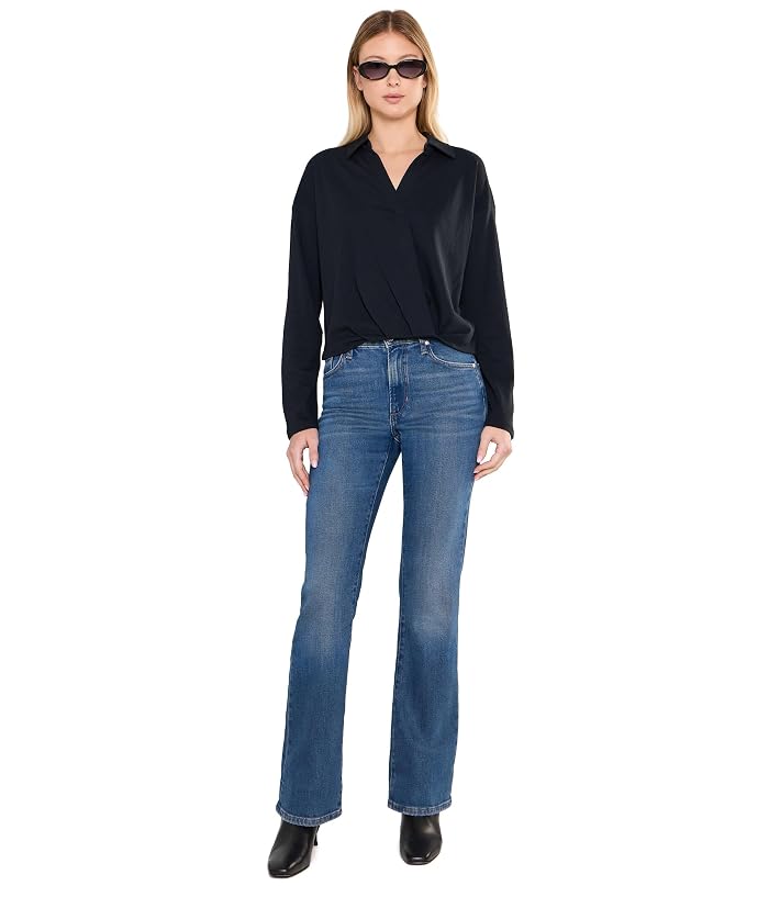 Lilla P Faux Wrap Collared Top - Image 2